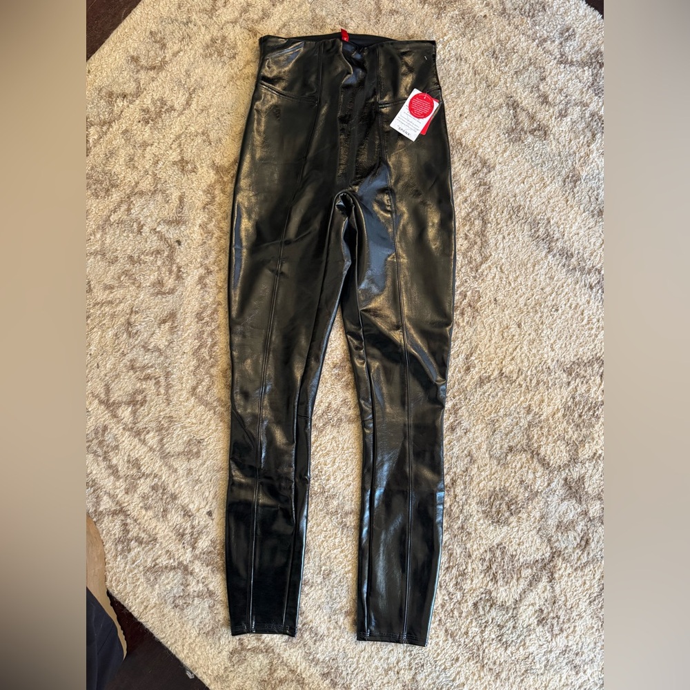 NWT Spanx patent Leggings